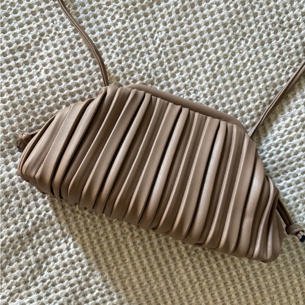 Pleated Dumpling Crossbody Bag - image 2